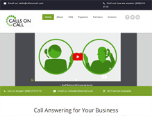 Tablet Screenshot of callsoncall.com